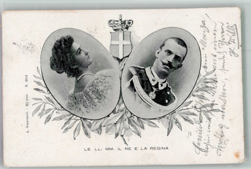 Queen Elena King Victor Adel Italien 1903