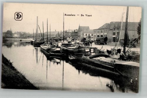 Roulers Roeselare Foto AK Hafen De Vaart