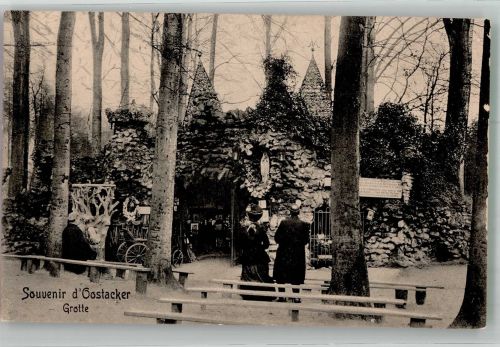 Gand Gent 1915 Foto AK Grotte Oostakker Feldpost WK I Nr. 4