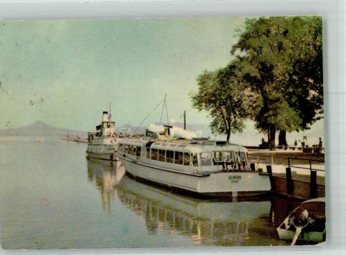 Balatonföldvar Foto AK Balaton Passagierschiff