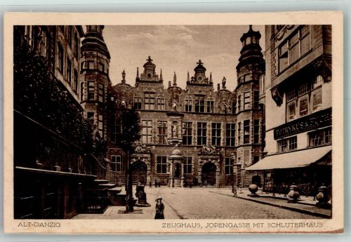 Danzig Gdansk Gebrauchsspuren Zeughaus Jopen- Gasse Schlüterhaus