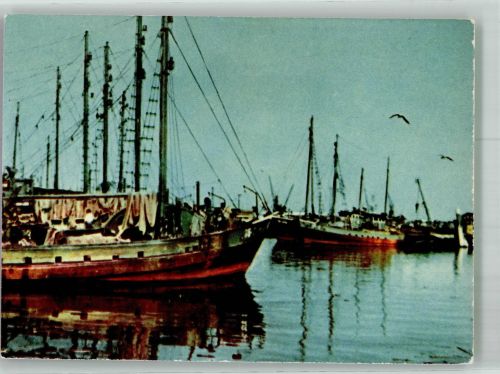 Libau Liepaja Foto AK Fischerei- Hafen