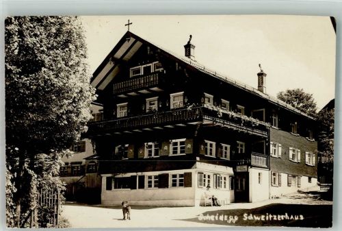 88175 W8999 Scheidegg , Allgäu Gebrauchsspuren Schweitzerhaus