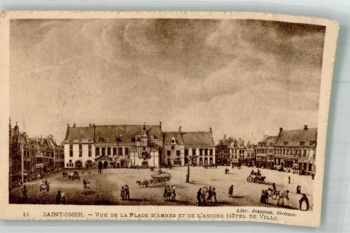 62500 Saint-Omer Foto AK Rathaus