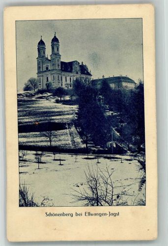 73479 W7090 Ellwangen Jagst 1916 - Kirche Schönenberg