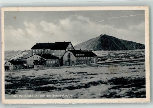 Wiesenbaude Gebrauchsspuren Schneekoppe Riesengebirge