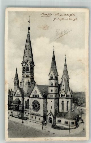 10115 W1000 Friedenau 1913 - kaiser Wilhelm Gedächtniskirche
