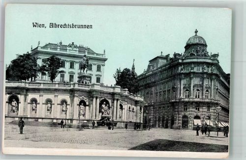 1010 Wien 1. Bezirk, Innere Stadt Foto AK Denkmal Albrechtsbrunnen