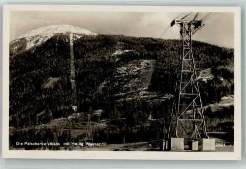 6080 Igls Foto AK Seilbahn Patschkofelbahn Heilig Wasser
