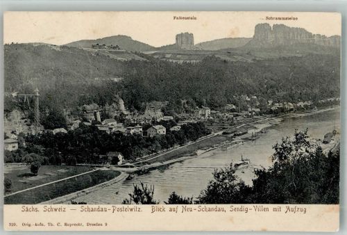 01814 O8320 Postelwitz - Sendig-Villen Aufzug Neu-Schandau