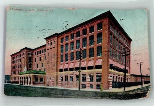 Lawrence 1909 Gebrauchsspuren Fabrik Wood Mills