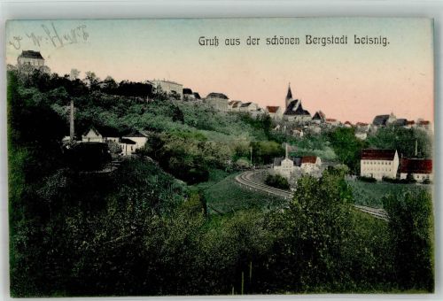 04703 O7320 Leisnig 1907 - Gruß Bergstadt