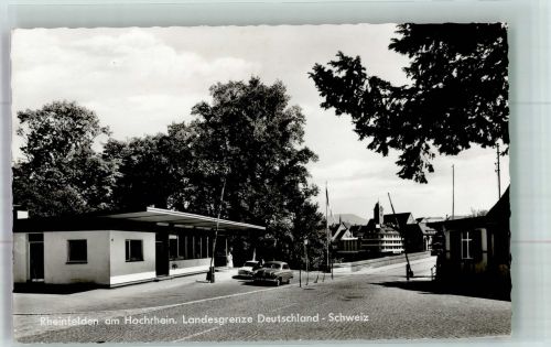 79618 W7888 Rheinfelden , Baden - Landesgrenze Deutschland Schweiz Oldtimer