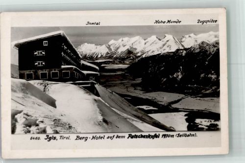 6080 Igls 1941 Winter Patescherkofel Berg- Hotel