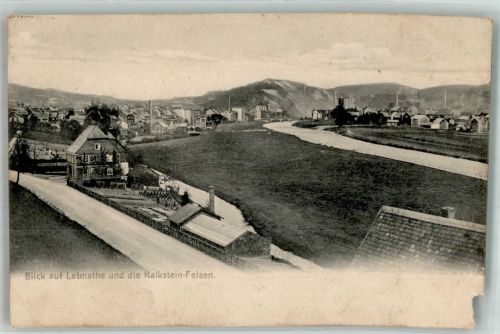 58636 W5860 Letmathe 1908 Gebrauchsspuren Kalksteinfelsen