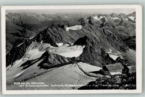 Erzherzog Johann Hütte 1938 Winter Hüttenstempel