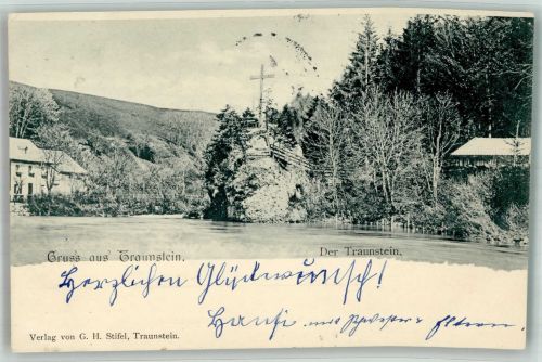 83278 W8220 Traunstein , Oberbay 1898 - Der Traunstein