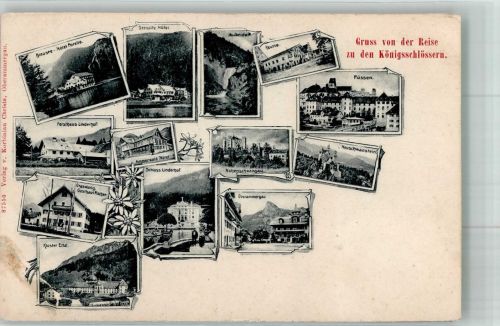 87645 W8959 Neuschwanstein - Blausee Hotel Forelle Seespitz Hotel Reutte Obergammergau
