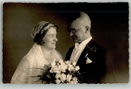 07580 O6516 Ronneburg , Thür - Hochzeitsfoto Ort handschriftlich