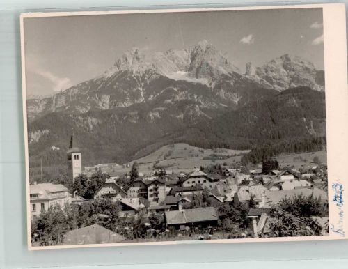 5760 Saalfelden am Steinernen Meer 1954 Foto AK Ort lt. Stempel