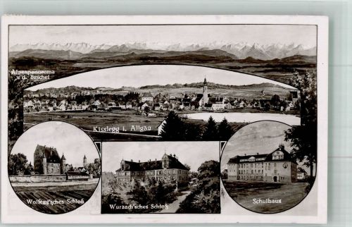88353 W7964 Kißlegg - Wolfegg`sches Schloss Wurzach`sches Schloss Schulhaus