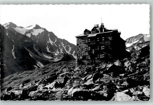 Nürnberger Hütte Foto AK Gasthaus Berghütte Stubaier alpen