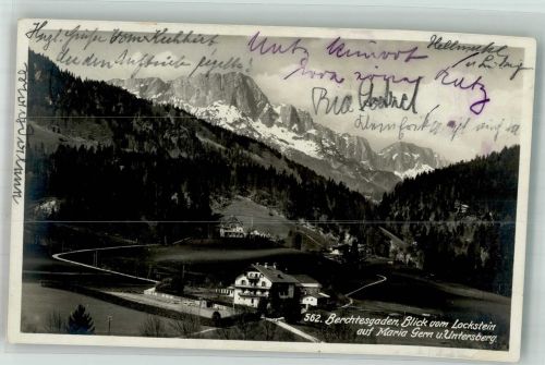 83471 W8240 Berchtesgaden Foto AK Lockstein Maria Gern Untersberg