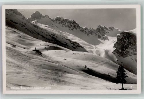 6166 Fulpmes 1940 Winter Schliker Alpe Stubai