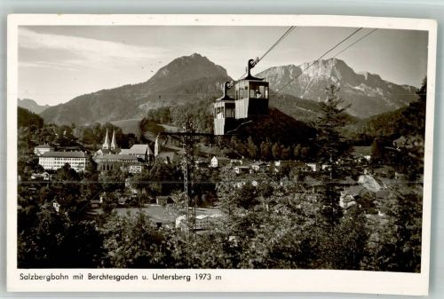 83471 W8240 Berchtesgaden Foto AK Salzbergbahn Untersberg 1973 m
