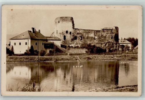 Liptovski Hradok Liptau-Hradek 1952 Gebrauchsspuren Burg Ruine