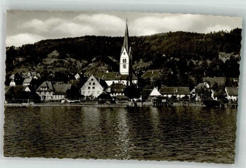 78354 W7767 Sipplingen Foto AK Kirche