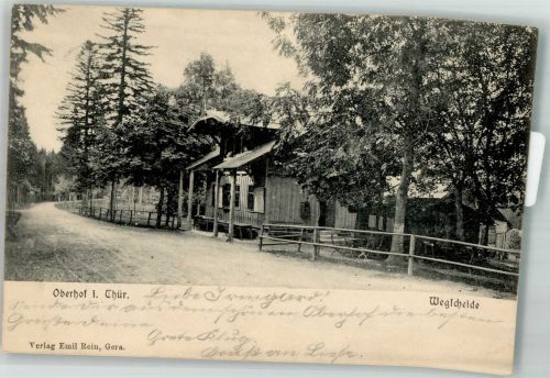 98559 O6055 Oberhof , Thüringen 1906 - Wegscheide