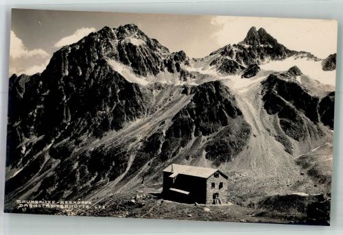 Darmstädter Hütte Foto AK Gasthaus Berghütte