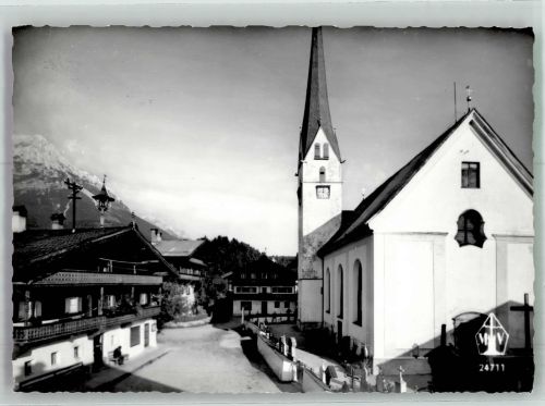 6351 Scheffau am Wilden Kaiser Foto AK Kirche