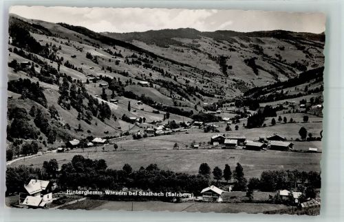 5753 Saalbach 1953 Foto AK Hinterglemm-Wiesern