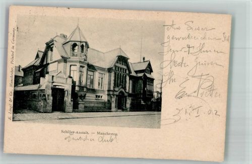 Manchester 1902 Foto AK Schiller- Anstalt