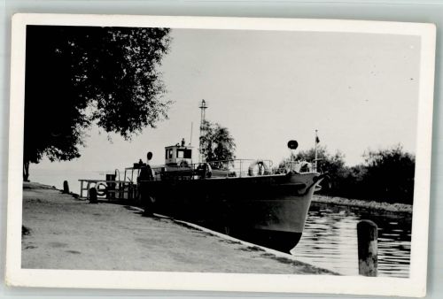 Lötzen Gizycko 1965 Foto AK Motorschiff