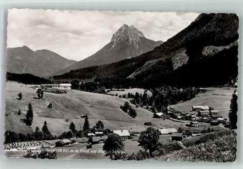 6215 Achenkirch 1955 Foto AK Landpost Steinberg