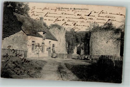 33570 Montagne 1912 Foto AK Château Monataiguillon