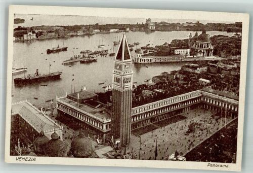 30100 Venezia Foto AK Markusplatz Hafen
