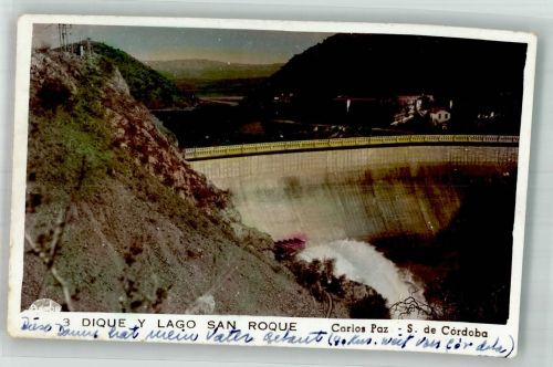 Cordoba 1963 Foto AK Stausee Lago san Roque