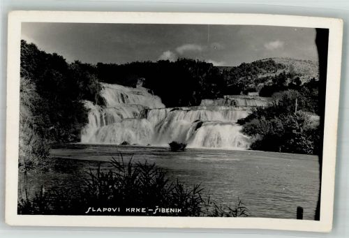 Sebenico Sibenik Foto AK Wasserfall