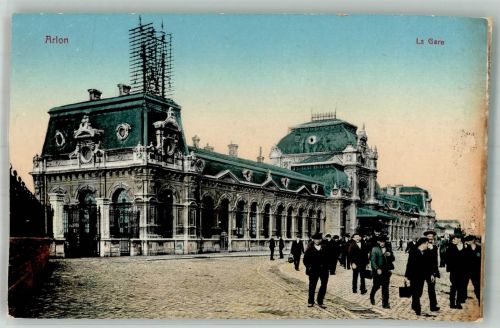 Arlon Foto AK Bahnhof