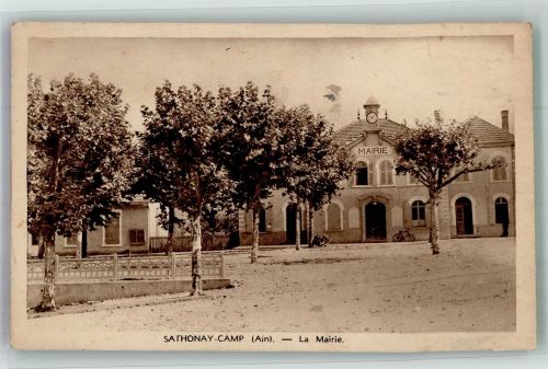 69580 Sathonay-Camp Foto AK Rathaus