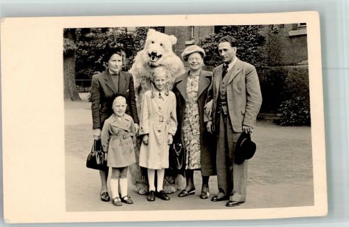 Touristen Eisbärkostüm Eisbär 1955 Gebrauchsspuren