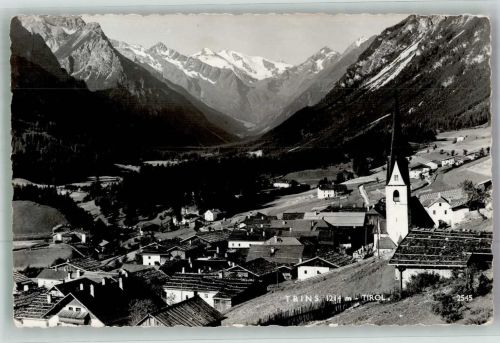 6152 Trins 1956 Foto AK Kirche