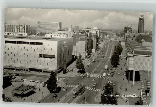 3001 Rotterdam Foto AK Coolsingel Auto Straßenbahn