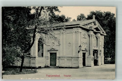 Frantiskovy Lazne Franzensbad Foto AK Theater