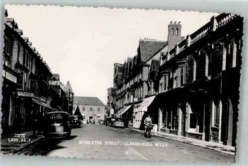 Cardiff Foto AK Auto Geschäft Middleton Street Llandrindod Wells