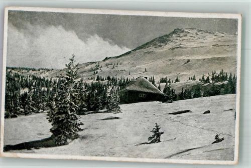 Sofia Sophia 1926 Winter Witoscha Gebirge Hütte